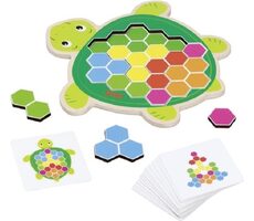 GOKI Holzpuzzle Schildkröte / ab 4 Jahren