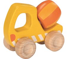 GOKI Holzspielzeugauto - Mixer / ab 12 Monaten