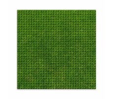 BRIXIES PLUS 225.000 Design-Bauplatte - Gras 25,5 x 25,5 cm