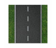 BRIXIES PLUS 225.005 Design-Bauplatte - Gerade Straße 25,5 x 25,5 cm