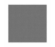 BRIXIES PLUS 225.011 Basic Bauplatte - dunkelgrau 25,5 x 25,5 cm