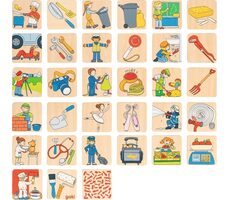 GOKI Holz Pexeso Berufe / ab 3 Jahren / Anzahl Spieler: 2-4