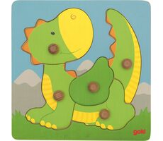 GOKI Holzpuzzle Drache / 5 Teile / ab 12 Monaten