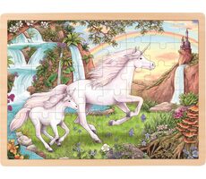 GOKI Holzpuzzle Einhorn / 48 Teile / ab 3 Jahren