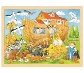 GOKI Holzpuzzle Arche Noah / 96 Teile / ab 3 Jahren