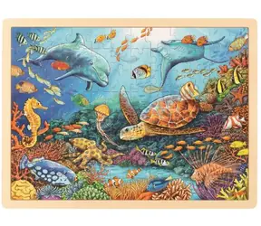 GOKI Holzpuzzle Great Barrier Reef / 96 Teile / ab 3 Jahren