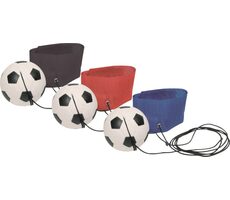 GOKI Fußball auf Gummi für die Hand 1 Stück (Mix) 