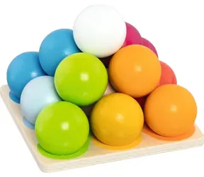 GOKI Kugelpyramide - Bauen und Sortieren / ab 12 Monaten