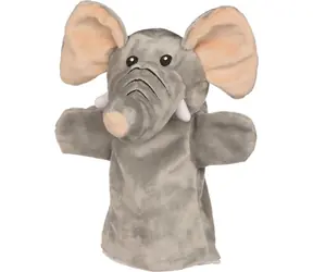 GOKI Elefanten-Spielpuppe - Afrikanische Tiere 27,5 cm / ab 12 Monaten