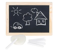 GOKI Doppelseitige Tafel mit Kreide / ab 3 Jahren