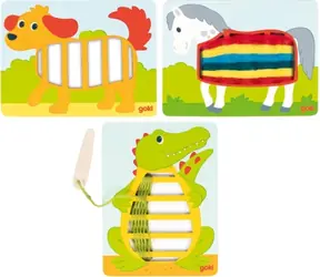 GOKI Webbilder Drei Tiere / ab 3 Jahren
