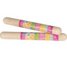 GOKI Klangstäbe mit Blumen / ab 3 Jahren