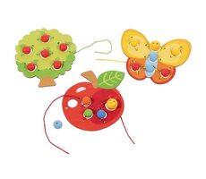 GOKI Fädelset - Obstgarten / ab 3 Jahren