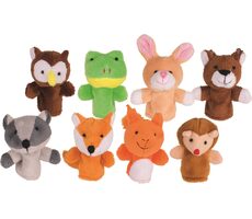 GOKI Fingerpuppenset Waldtiere 8-teilig / ab 3 Jahren