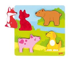 GOKI Sinneseinlage Tiere / ab 12 Monaten