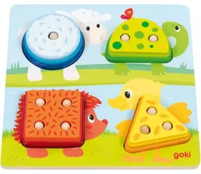 GOKI Formenpuzzle 12 Teile / ab 12 Monaten