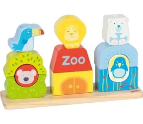 GOKI Puzzle Tiere im ZOO / ab 3 Jahren