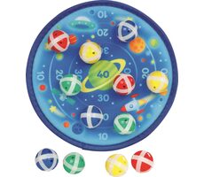 GOKI Klettzielscheibe mit 12 Bällen - Weltraum / ab 4 Jahren