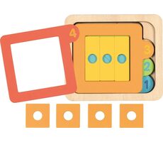 GOKI Mehrschicht-Einleger Formen und Zählen / ab 3 Jahren