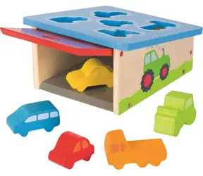 GOKI Einlegebox Fahrzeuge / ab 12 Monaten