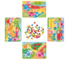 GOKI Steckspiel mit Würfel Colors II / ab 3 Jahren