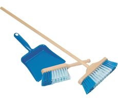 GOKI Kehrset mit Besen 3tlg. blau / ab 3 Jahren