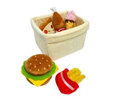 Magic Baby Fast Food im Korb / Plüschtier / ab 2 Jahren
