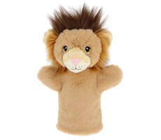 Keel Toys Keeleco Löwe Öko-Plüschhandpuppe / 27 cm / 0+