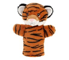 Keel Toys Keeleco Tiger Öko-Plüschhandpuppe / 27 cm / 0+