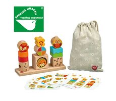 Lucy & Leo Tag und Nacht Holzpuzzle mit Vorlagen / ab 3 Jahren