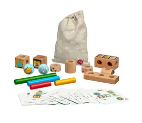 Lucy & Leo Playful Cats Holzpuzzle mit Mustern / ab 3 Jahren