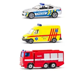 Siku Tschechisch Version - Set Mix Polizei, Feuerwehr, Krankenwagen