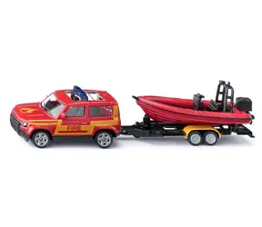 Siku Blister - Land Rover mit Boot
