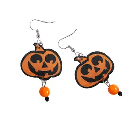 Rappa Kürbis Ohrringe Halloween