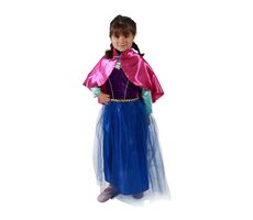Rappa Kinderkostüm Prinzessin Winterkönigreich Anička DELUXE (M) E-Verpackung