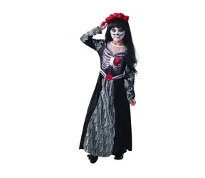 MaDe 09337 - Karnevalskleid - Tod, 120 - 130 cm