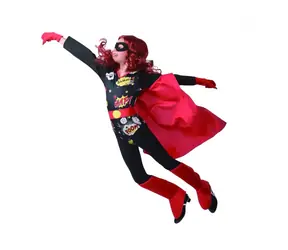 MaDe 09612 - Karnevalskleid - Superheldin, 110 - 120 cm