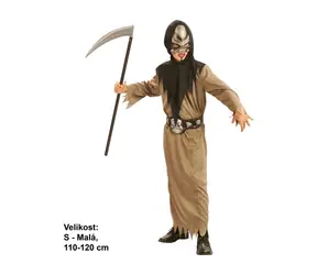 MaDe 33837 - Karnevalskostüm - Smrtka 110 - 120 cm