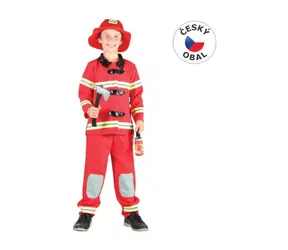 MaDe 86096 - Karnevalskostüm - Feuerwehrmann, 120 - 130 cm