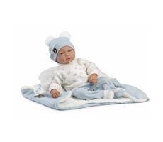 Guca 885 ADRI - realistische Babypuppe mit weichem Stoffkörper - 38 cm / ab 3 Jahren