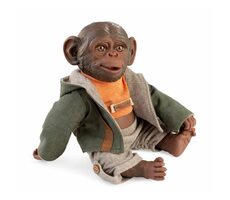 Guca 990 REBORN MONKEY - realistisches Affenbaby mit Vollvinylkörper - 32 cm / ab 3 Jahren