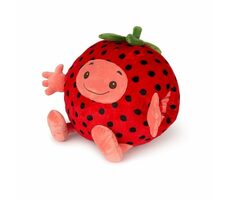 Cozy Noxxiez Strawberry - warmes Plüschkissen 3 in 1 / ab 0 Jahren