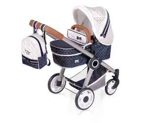 DeCuevas Faltbarer Puppenwagen 3 in 1 mit Rucksack TOP Kollektion 2020 - 70 cm / ab 3 Jahren