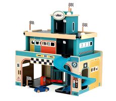 Vilac Vintage-Garage aus Holz Vilacity