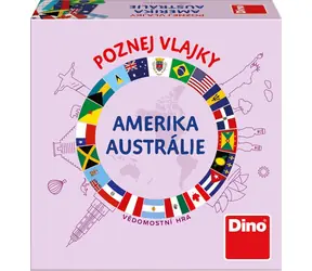 Dino Reisespiel: Lerne die Flaggen kennen - Amerika und Australien / ab 10 Jahren / Spieldauer: 20 Minuten