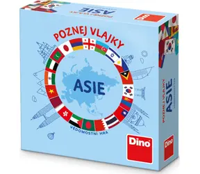 Dino Reisespiel: Flaggen lernen - Asien / ab 10 Jahren / Spieldauer: 20 Minuten