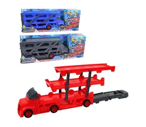 MaDe 15857 Lastenwagen, Transport für 6 Autos / 45 cm / ab 3 Jahren