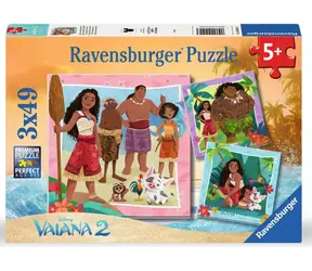 Ravensburger Disney: Vaiana 2 / 3x49 Teile / ab 5 Jahren