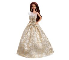 Mattel JBH97 Barbie - Weihnachtspuppe braune Haare 2025 / ab 3 Jahren 