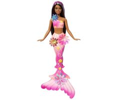 Mattel JDM73 Barbie Dreamtopia - Magische Blumenmeerjungfrau - brünett / ab 3 Jahren 